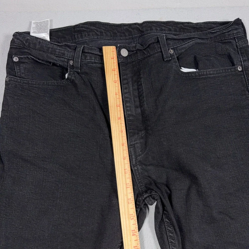 Levi's 505‎ Jeans Men 40x30 Black Charcoal Wash Straight Leg Denim Casual